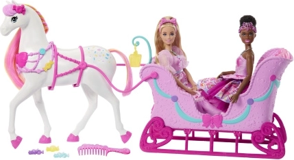 Barbie Nøddeknækkeren – slæde med hest