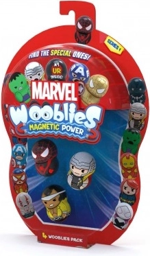 Wooblies magnetiske figurer 4 stk – samlersæt MARVEL