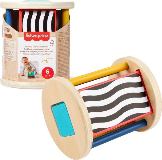 Fisher-Price træ-aktivitetsrulle til tumlinger (sansestimulerende legetøj)