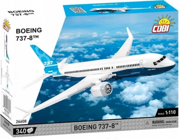 Byggesæt fly Boeing 737-8 fra COBI