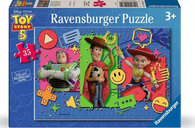 Ravensburger puslespil Toy Story 5: Historien om legetøj 35 brikker