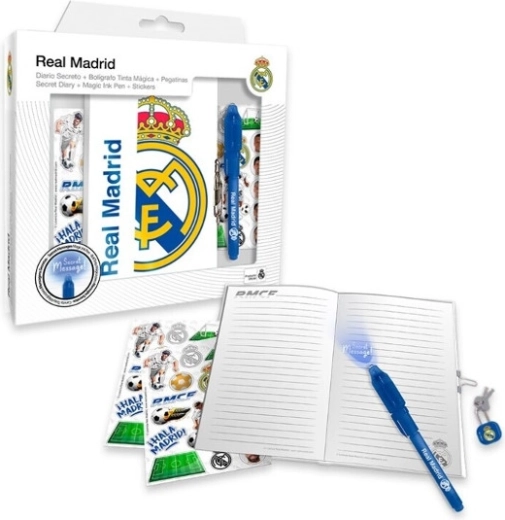 Dagbog med magisk pen Real Madrid