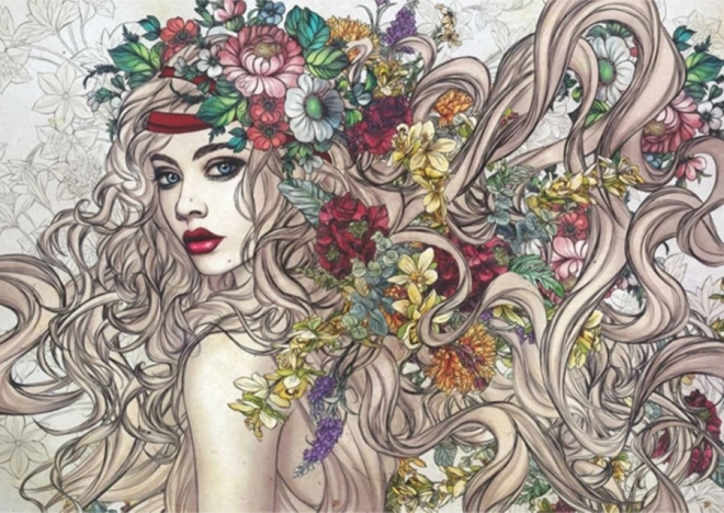 Puslespil Blomsternes Kraft 1500 brikker