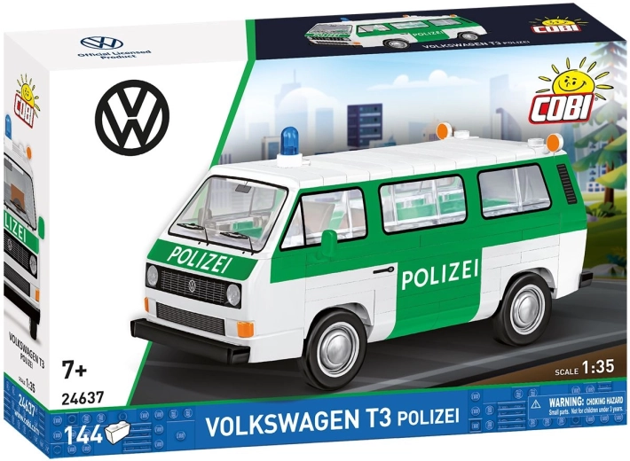 Cobi Volkswagen T3 politi 1:35 (144 dele) - 1 stk.