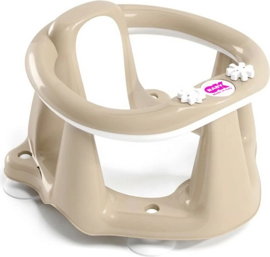 OK Baby skridsikkert badesæde til badekar Flipper Evolution, beige