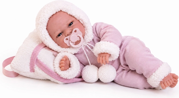 Clara - realistisk dukke baby med bevægelsesfunktion og blødt krop
