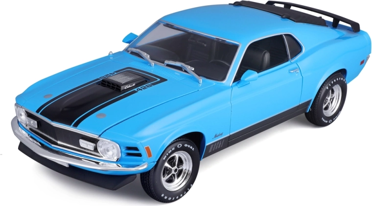 Maisto Ford Mustang Mach 1 blå 1:18