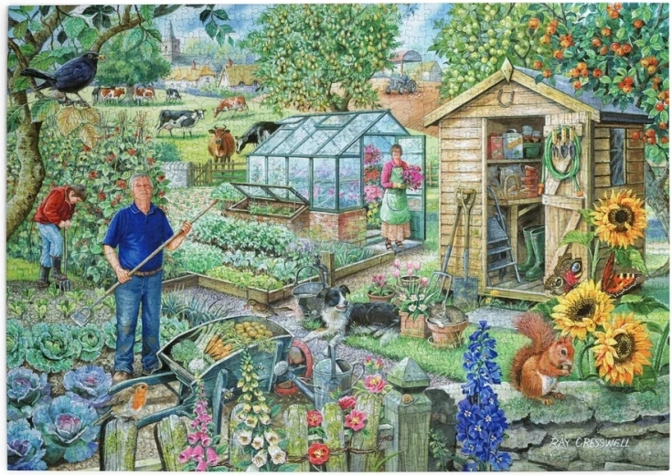 House of Puzzles-puslespil I haven 1000 brikker