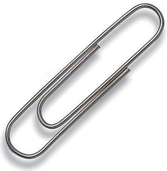 Brevclips 33 mm, 100 stk.
