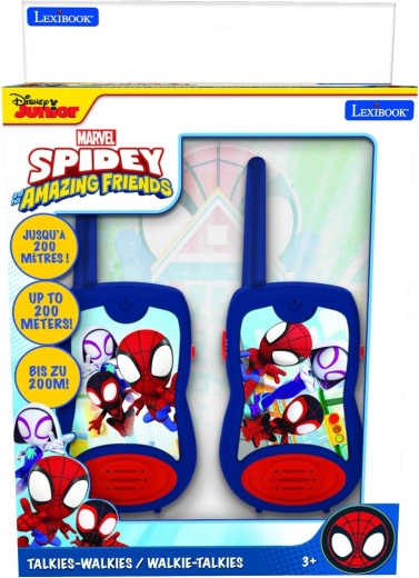 Børne-walkie-talkier LEXIBOOK Spidey med rækkevidde på 200 m
