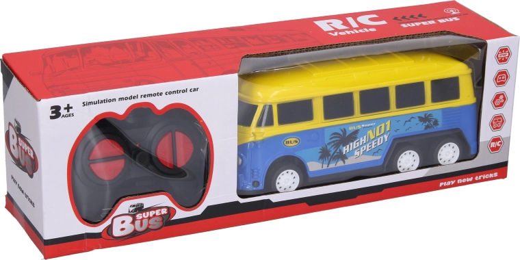 RC-bus med fjernbetjening 19 cm - 1 stk.