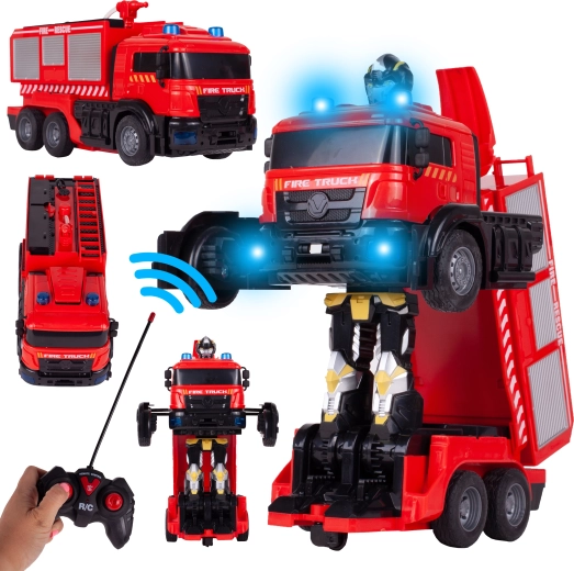 RC transformerende brandmandsrobot