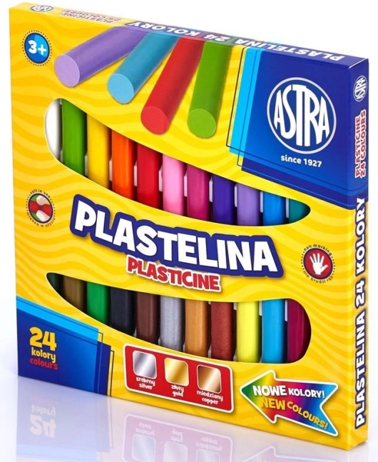 Astra plastelin 24 farver