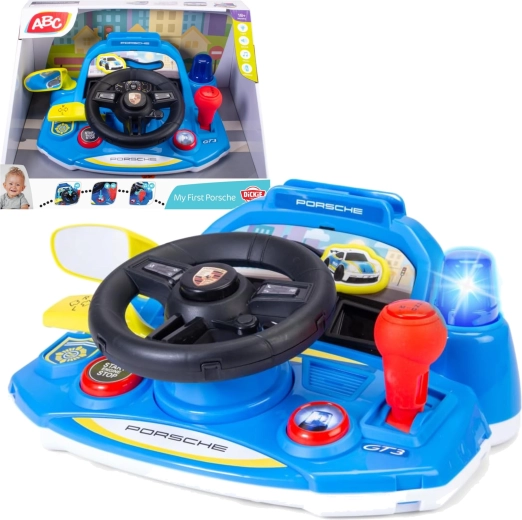 Interaktivt rat ABC My First Porsche med lys og lyd