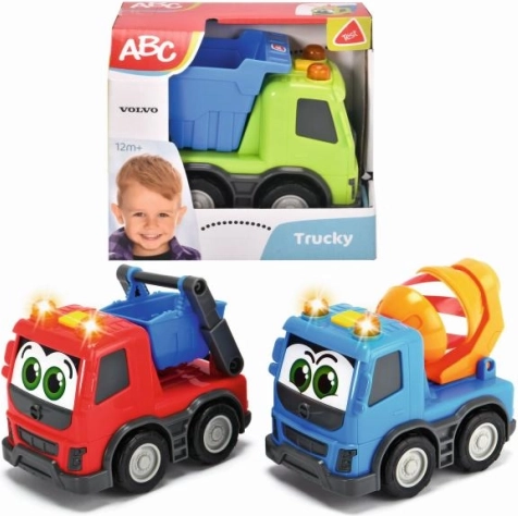 ABC VOLVO legetøjslastbil 13 cm med lys og lyd (3 varianter)