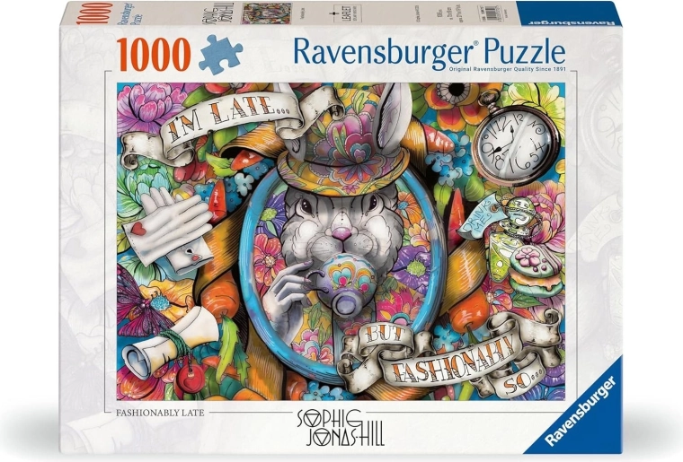 Ravensburger puslespil For sent, men stilfuldt 1000 brikker