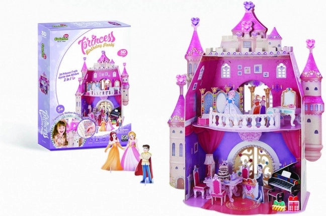 3D-puslespil prinsesse Fødselsdagsfest