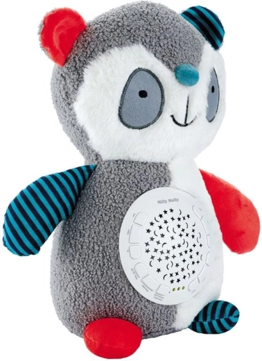 plysbamse natlampe panda med projektor MILLY MALLY