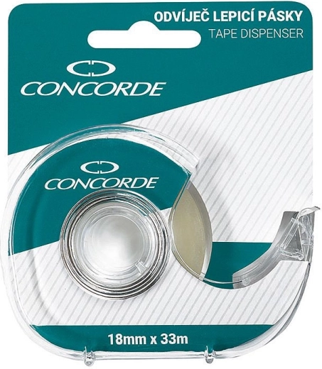 CONCORDE Praktik tapedispenser 18 mm x 33 m