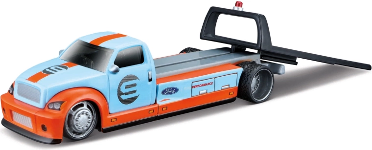 Maisto Flatbed 2019 Ford GT Heritage Edition lyseblå 1:64
