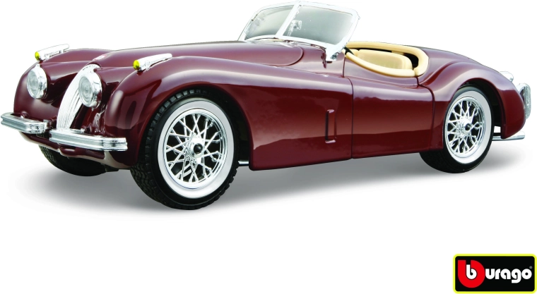 BBU Jaguar XK120 Roadster i størrelsesforholdet 1:24, grøn