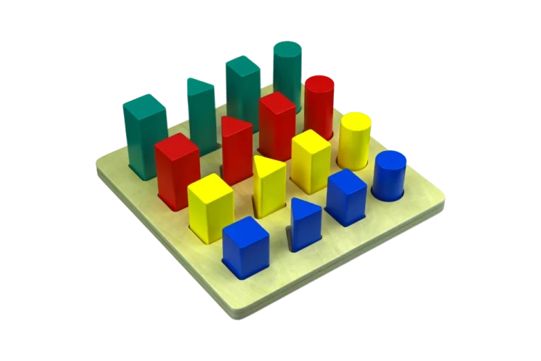 Montessori stige – geometriske legemer