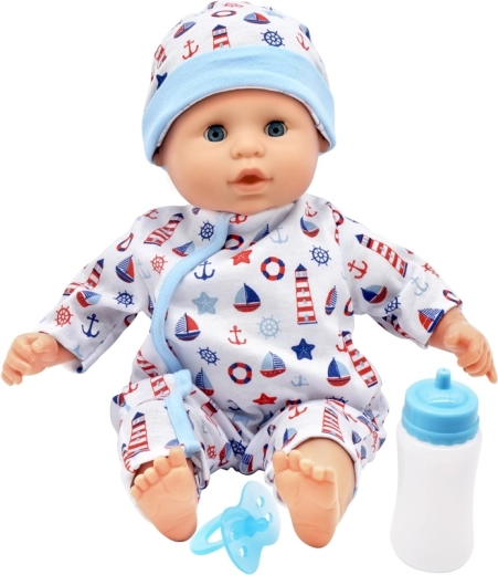 Panenka Dolls World Miminko Baby Joy blå 38 cm