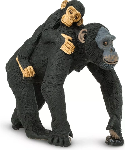 Safari Ltd. chimpanse med unge figur
