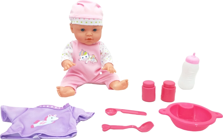 Baby med tilbehør 31 cm