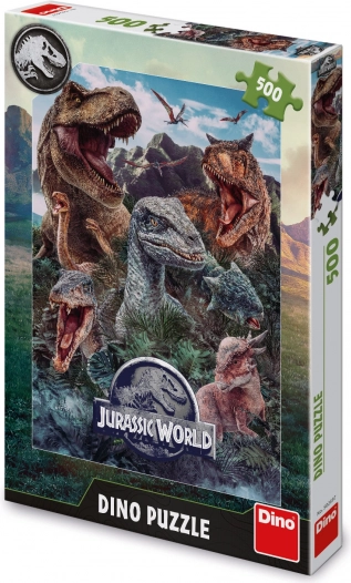 Puslespil Jurassic World 500 brikker