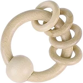 Trærasle ring med ringe Heimess Nature