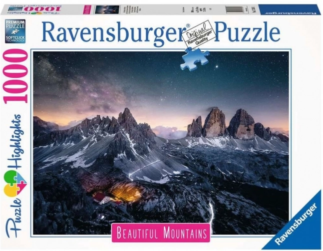 Ravensburger Tre Tårne Dolomitterne 1000 brikker puslespil