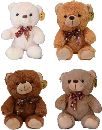 Plysbamse med sløjfe