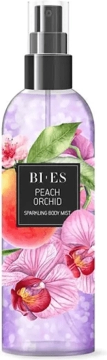 Glitrende bodymist BI-ES Peach Orchid 200 ml