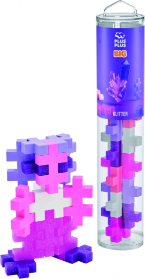 Plus-Plus BIG glitrende klodser - 15 stk