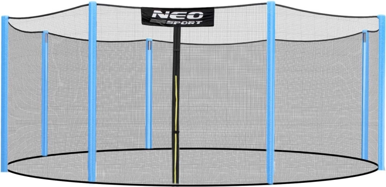 Neo-Sport udvendigt sikkerhedsnet til trampolin 366–374 cm (12 ft), 8 stolper