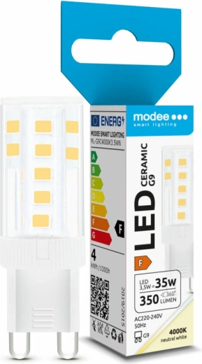 LED-pære G9 3,5 W neutral hvid MODEE LIGHTING Ceramic