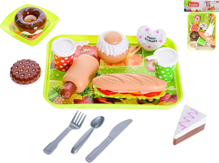 Sæt med fastfood til børn, 21 dele