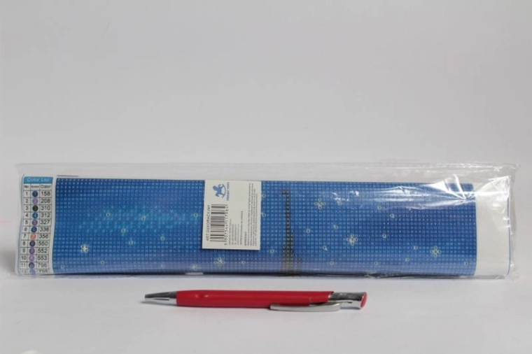 Diamantmosaik med slotmotiv