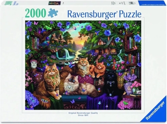 Ravensburger puslespil Kattehytten 2000 brikker