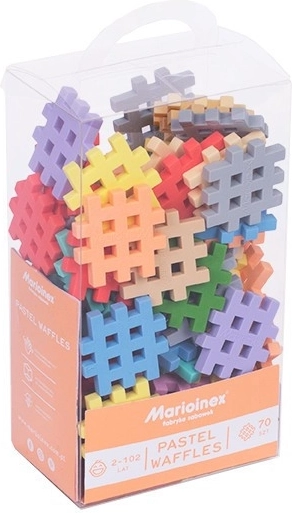 Mini Vaffel Pastel 70 stk