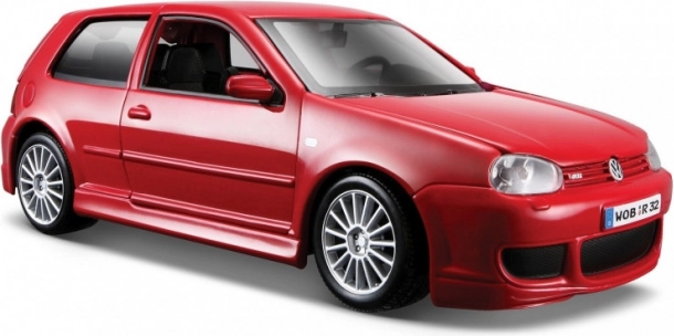 Bilmodel Volkswagen Golf R32 Maisto specialudgave 1:24 rød