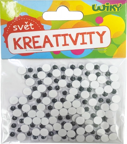 Små bevægelige øjne til dekoration 7 mm