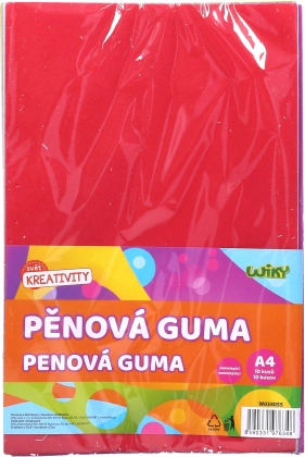 Selvklæbende skumgummi A4 20x30 cm, 10 stk.