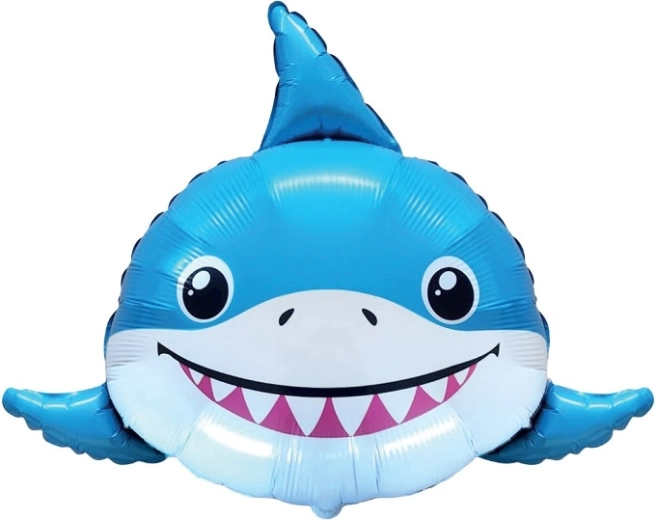 Folieballon Smilende haj 68 × 80 cm