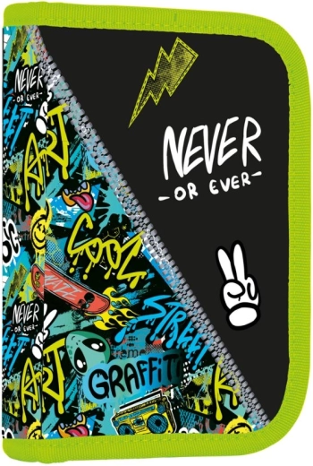 Skolepenalhus med 2 flapper Funny Boy, tomt