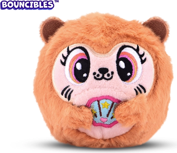 Plysbamse med hoppefunktion Bouncibles Otto, 8 cm