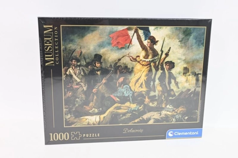 Clementoni Museum Collection puslespil Friheden fører folket 1000 brikker