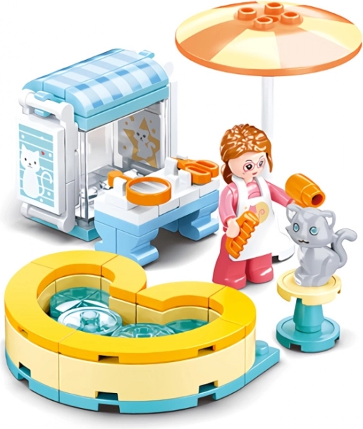 Sluban Girls Dream katte-salon byggesæt