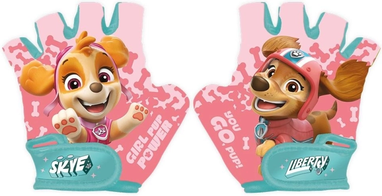 Børnecykelhandsker Paw Patrol pink - 1 stk.